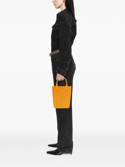 Pre-owned Goyard 2017 Ine Poitiers Claire Voie Satchel