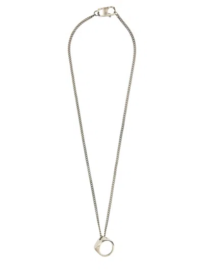 Mm6 Maison Margiela Necklace With Ring