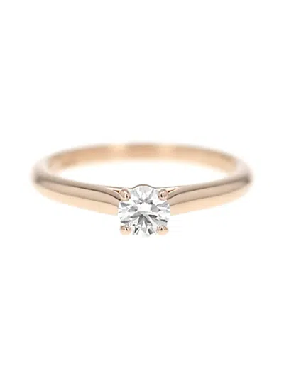 Pre-owned Cartier 18k Solitaire 1985 Diamond Ring