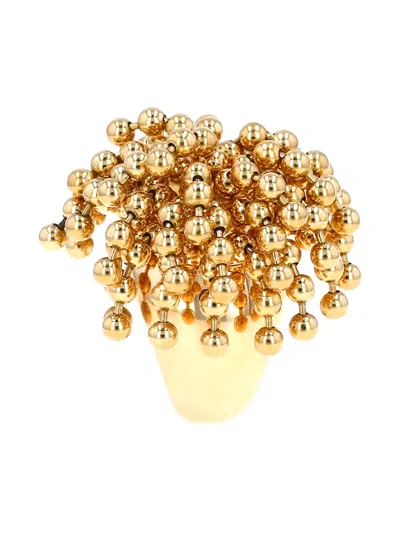 Pre-owned Cartier 18k Perruque Beaded Ring
