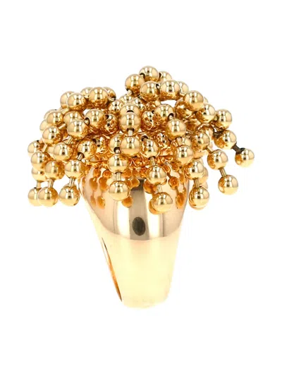 Pre-owned Cartier 18k Perruque Beaded Ring