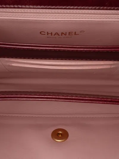 Pre-owned Chanel 2016-2017 Small Aged Calfskin Straight Lined Flap Satchel