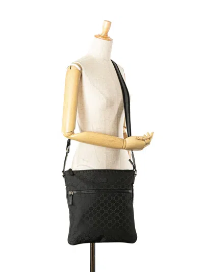 Pre-owned Gucci 2000-2015 Gg Nylon Web Crossbody Bag
