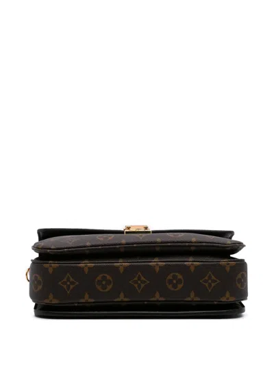 Pre-owned Louis Vuitton 2021-2025 Monogram Pochette Metis Satchel