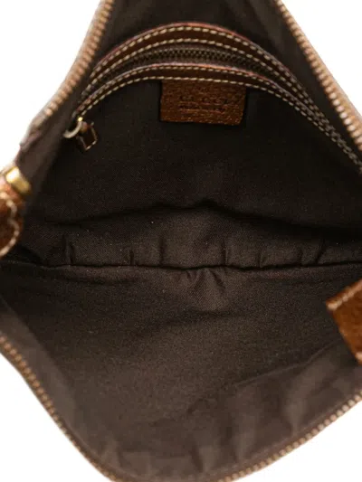 Pre-owned Gucci 2000-2015 Gg Canvas Web Pelham Studded Hobo Bag