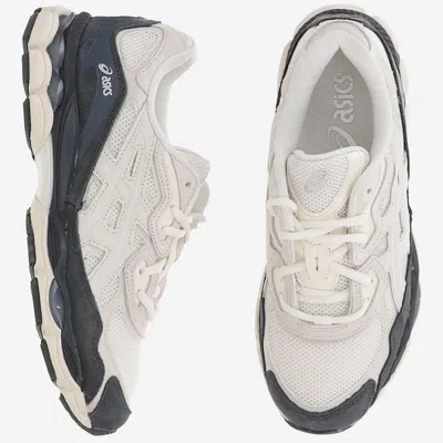 Asics Multicolour Leather Sneakers In Neutral