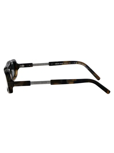 Giorgio Armani Blue Havana Acetate Sunglasses
