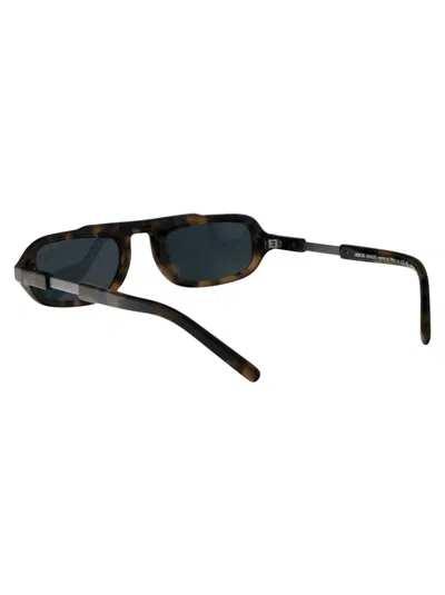 Giorgio Armani Blue Havana Acetate Sunglasses