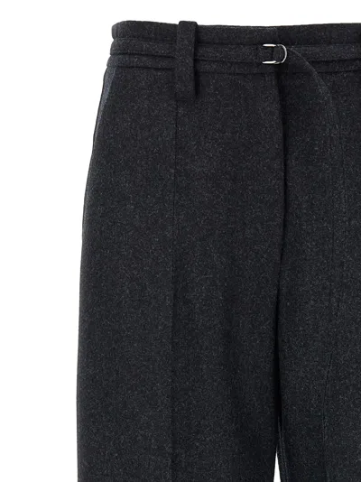 Brunello Cucinelli 'straight Crop' Pants In Black