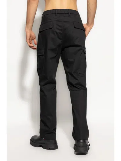 Moncler Cargo Pants With Logo In Black