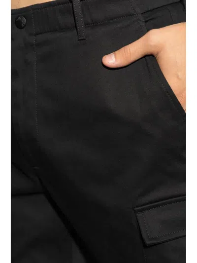Moncler Cargo Pants With Logo In Black
