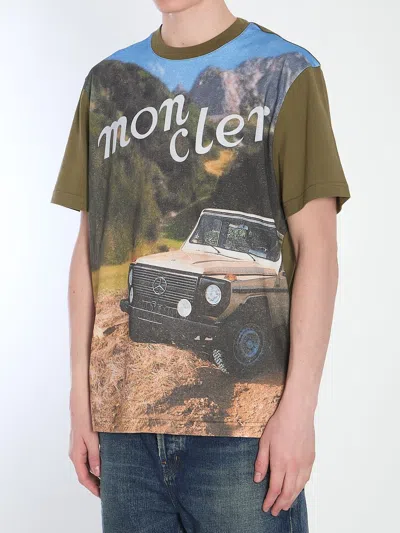 Moncler Genius T-shirt With Moncler X Mercedes-benz By Nigo Print