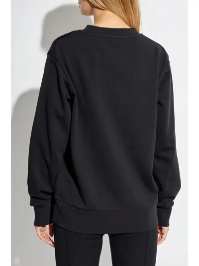 Moncler Sweatshirt With Logo In Blue