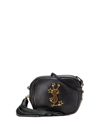 Pre-owned Saint Laurent 2016 Nappa Monogram Star Blogger Bag Crossbody Bag