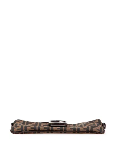 Pre-owned Fendi 20th Century Zucca Canvas Crossbody Bag