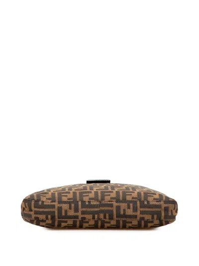 Pre-owned Fendi 20th Century Zucca Canvas Shoulder Bag