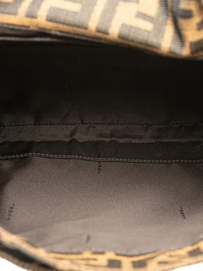 Pre-owned Fendi 20th Century Zucca Canvas Shoulder Bag