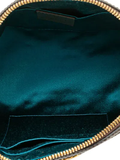 Pre-owned Gucci 2016-2025 Small Gg Supreme Ophidia Dome Crossbody Bag