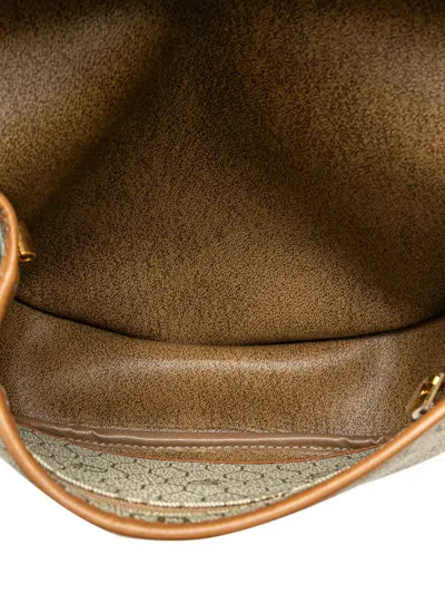 Pre-owned Dior 20th Century Honeycomb Coated Canvas Crossbody Bag