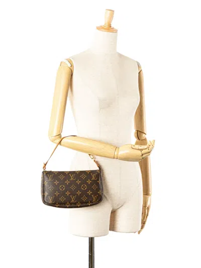 Pre-owned Louis Vuitton 2003 Monogram Pochette Accessoires Shoulder Bag