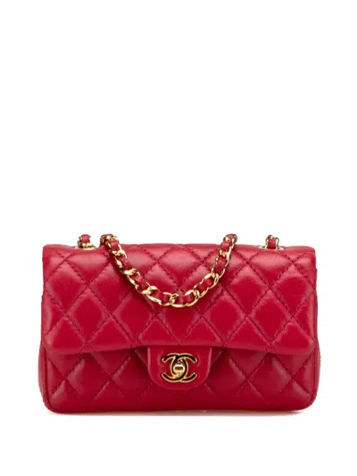 Pre-owned Chanel 2020 Limited Edition Success Story Quilted Lambskin Trunk Set Of 4 Mini Bags Crossbody Bag