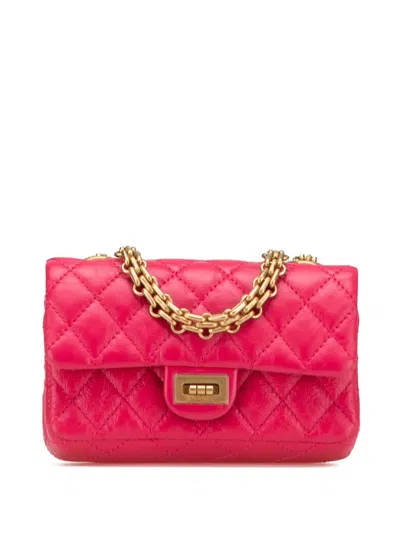Pre-owned Chanel 2020 Limited Edition Success Story Quilted Lambskin Trunk Set Of 4 Mini Bags Crossbody Bag
