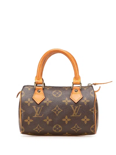 Pre-owned Louis Vuitton 1995 Monogram Mini Speedy Hl Satchel