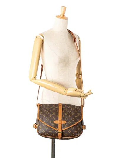 Pre-owned Louis Vuitton 1994 Monogram Saumur 30 Crossbody Bag