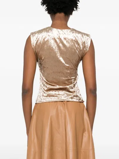 Forte Forte Velvet Top In Brown
