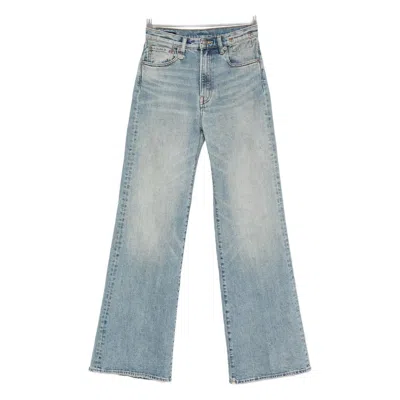 R13 Charlotte Jeans Patton Blue Stretch