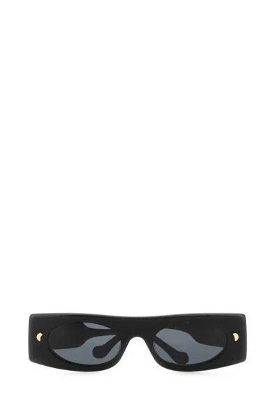 Nanushka Black Bio Acetate Ruthie Sunglasses