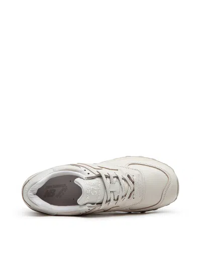 New Balance 576 Made In Uk Contemporary Luxe Sneakers In Neutral