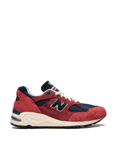 New Balance 990v2 Made In Usa Teddy Santis Sneakers In Red