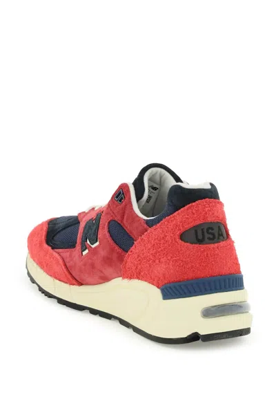 New Balance 990v2 Made In Usa Teddy Santis Sneakers In Red