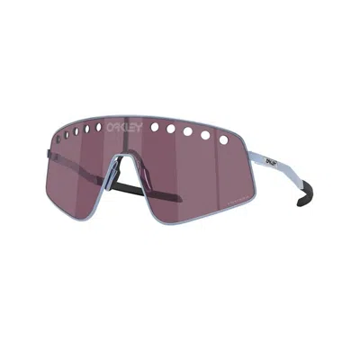 Oakley Sutro Ti Sweep Prizm Road Shield Unisex Sunglasses Oo6025 602504 138 In Gray