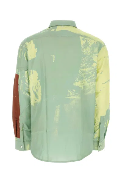 Oamc All-over Print Button-up Shirt In Multi