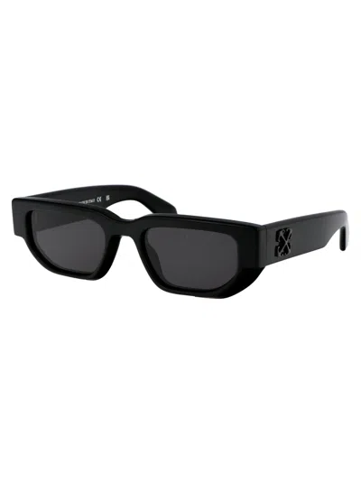 Off-white Black Acetate Sunglasses