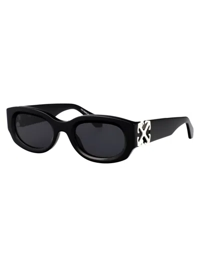 Off-white Black Dark Grey Acetate Sunglasses