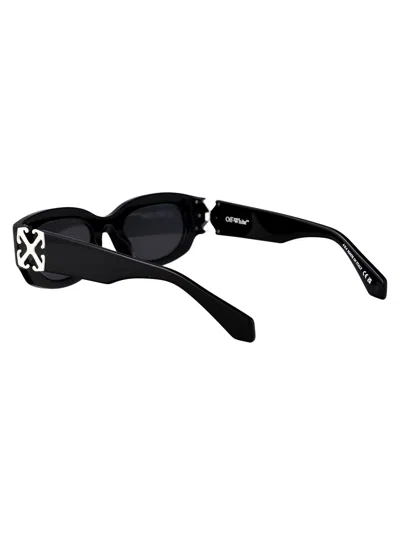 Off-white Black Dark Grey Acetate Sunglasses