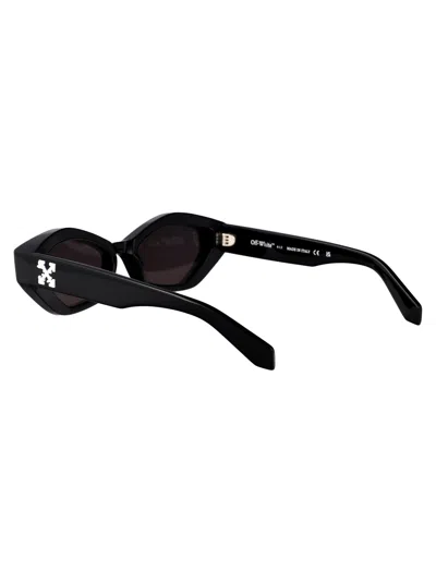 Off-white Black Dark Grey Acetate Sunglasses