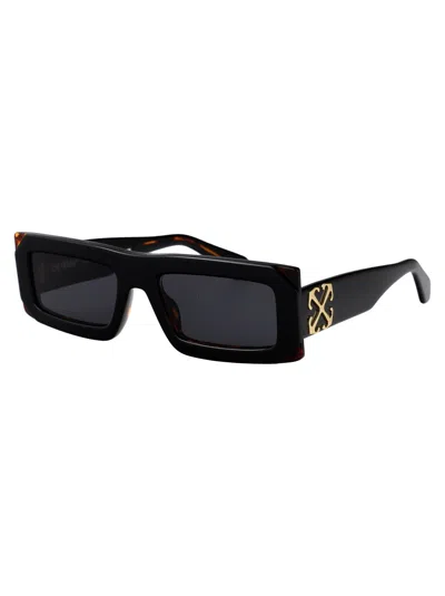 Off-white Black Dark Grey Acetate Sunglasses