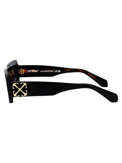 Off-white Black Dark Grey Acetate Sunglasses