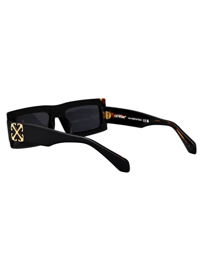 Off-white Black Dark Grey Acetate Sunglasses