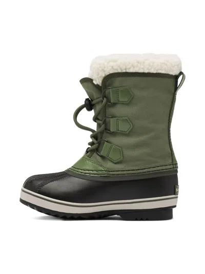 Sorel Yoot Pac Lace-up Snow Boots In Green