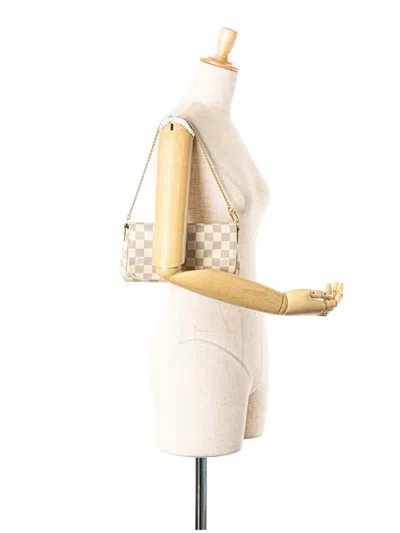 Pre-owned Louis Vuitton 2016 Damier Azur Favorite Pm Satchel