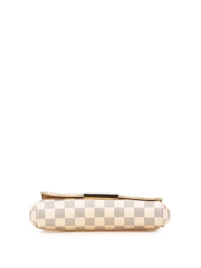 Pre-owned Louis Vuitton 2016 Damier Azur Favorite Pm Satchel