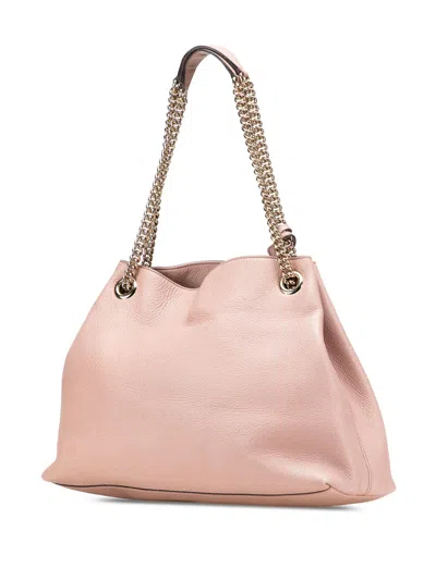 Pre-owned Gucci 2000-2015 Medium Leather Soho Chain Tote Bag