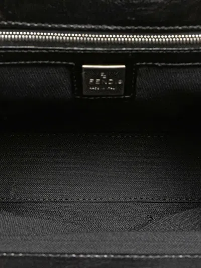 Pre-owned Fendi 2000-2010 Velvet Shoulder Bag