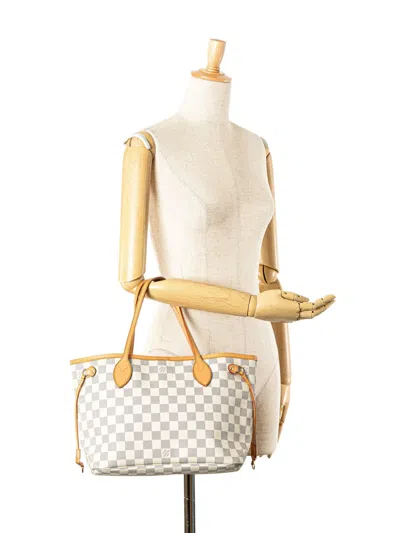 Pre-owned Louis Vuitton 2012 Damier Azur Neverfull Pm Tote Bag