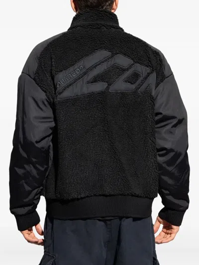 Dsquared2 Zip-up Bomber Jacket In Black